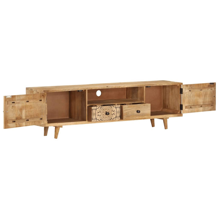 tv-skab 140x30x40 cm massivt mangotræ