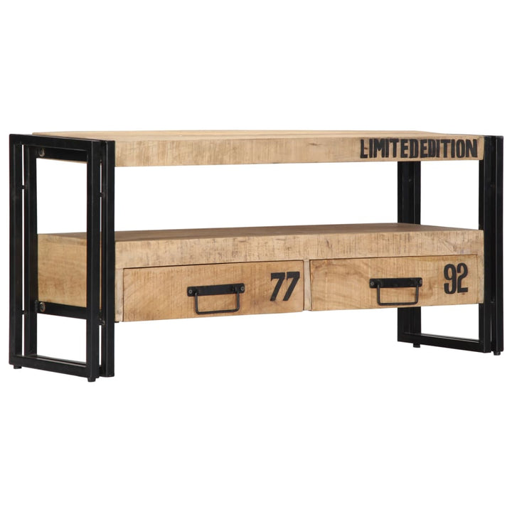 tv-skab 100x30x45 cm massivt mangotræ