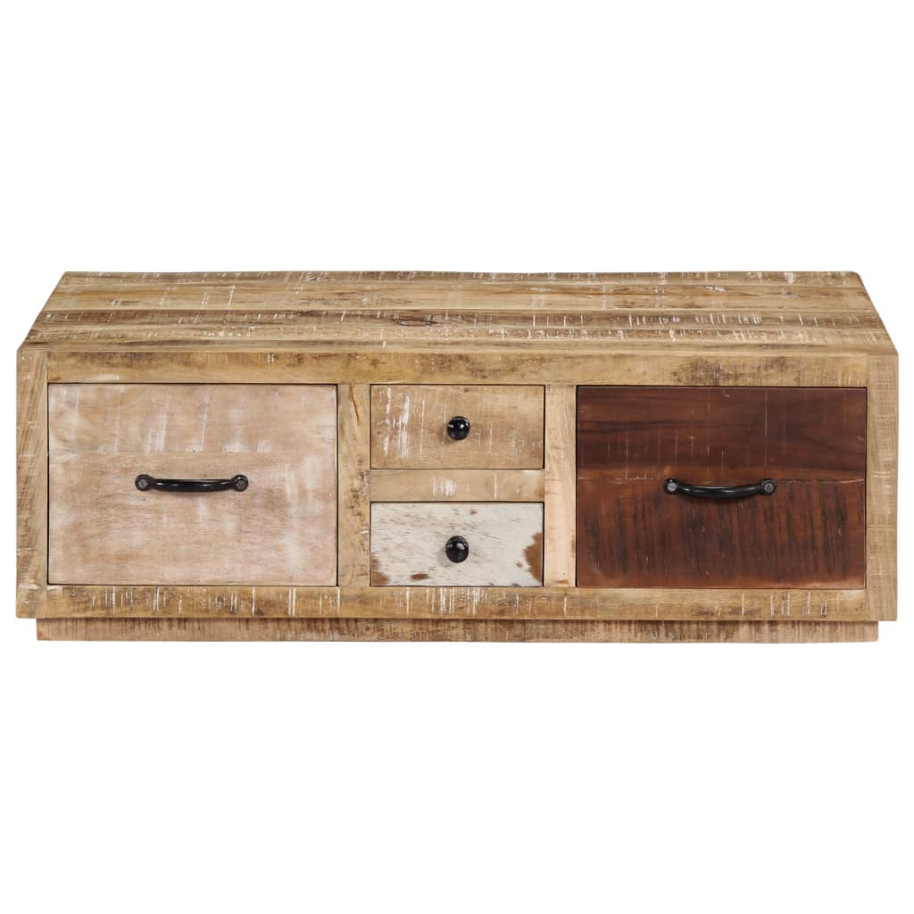 sofabord 90x60x30 cm massivt mangotræ