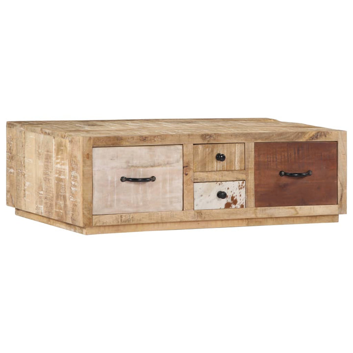 sofabord 90x60x30 cm massivt mangotræ