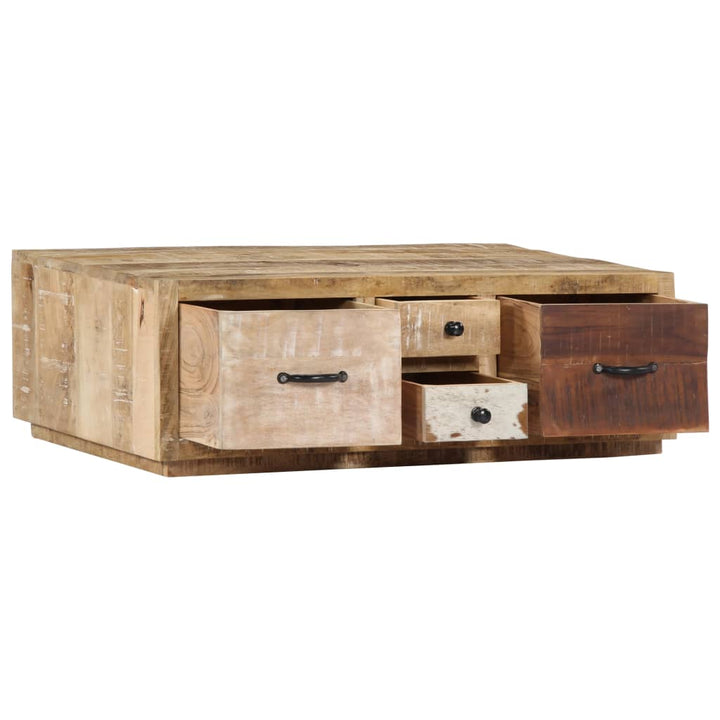 sofabord 90x60x30 cm massivt mangotræ