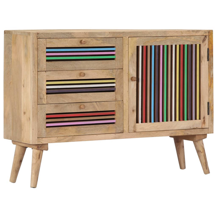 skænk 100x30x75 cm massivt mangotræ