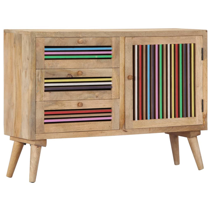 skænk 100x30x75 cm massivt mangotræ