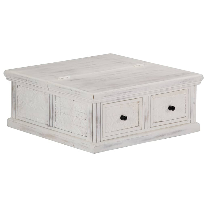 sofabord 70x70x30 cm massivt mangotræ