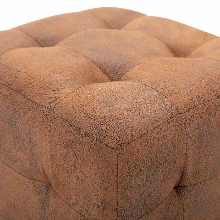 sengeskabe 2 stk. 30 x 30 x 30 cm imiteret ruskind brun