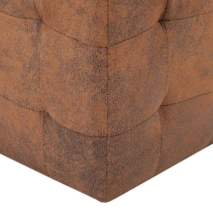 sengeskabe 2 stk. 30 x 30 x 30 cm imiteret ruskind brun