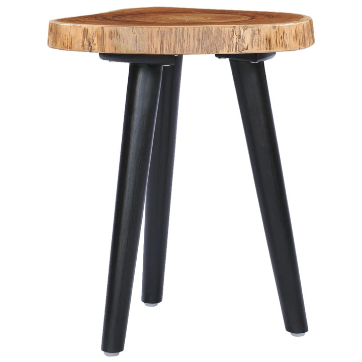 sofabord 40 x 45 cm massivt teaktræ
