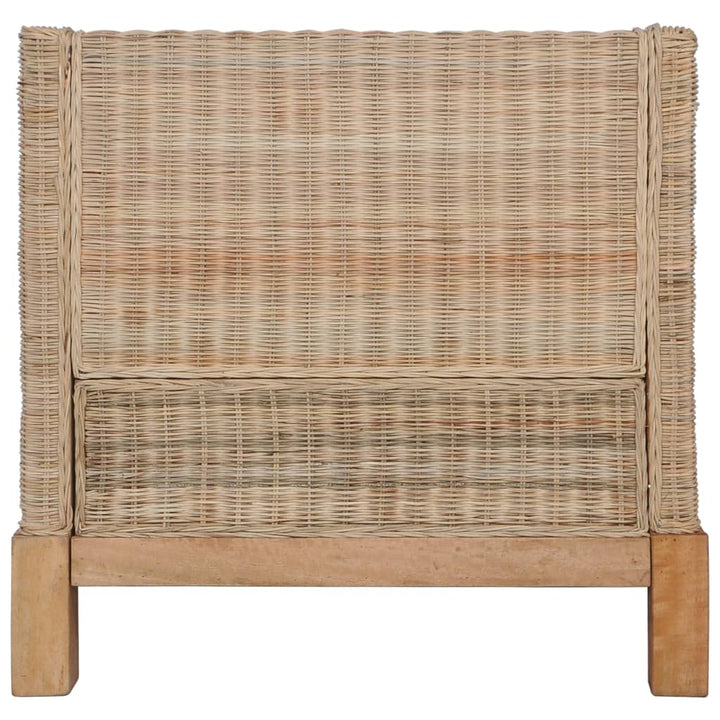 lænestol med hynder naturlig rattan