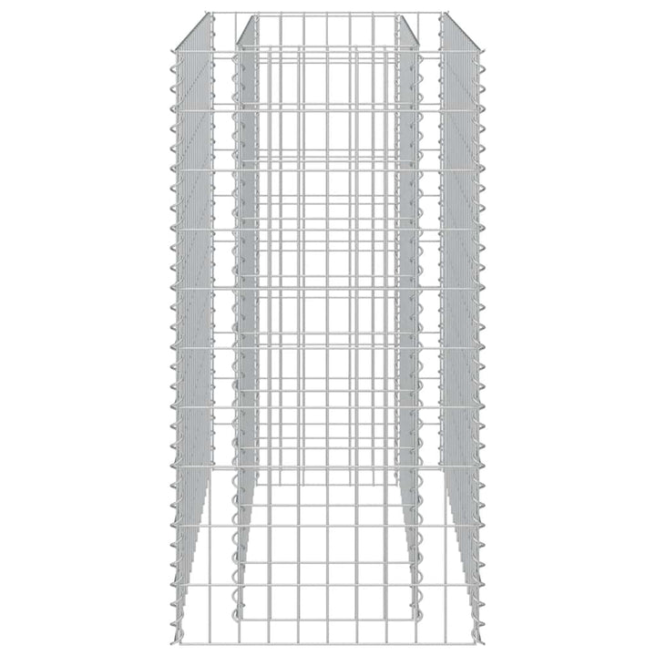 gabion-højbed 90x50x100 cm galvaniseret stål