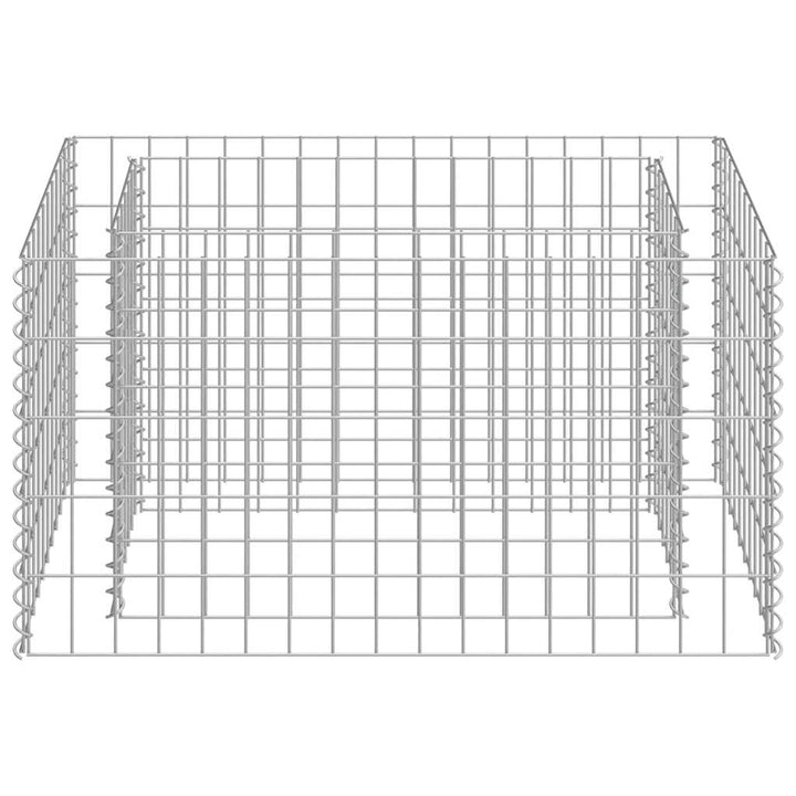 gabion-højbed 90x50x50 cm galvaniseret stål
