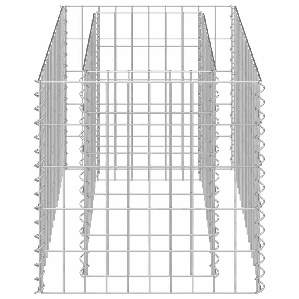 gabion-højbed 90x50x50 cm galvaniseret stål