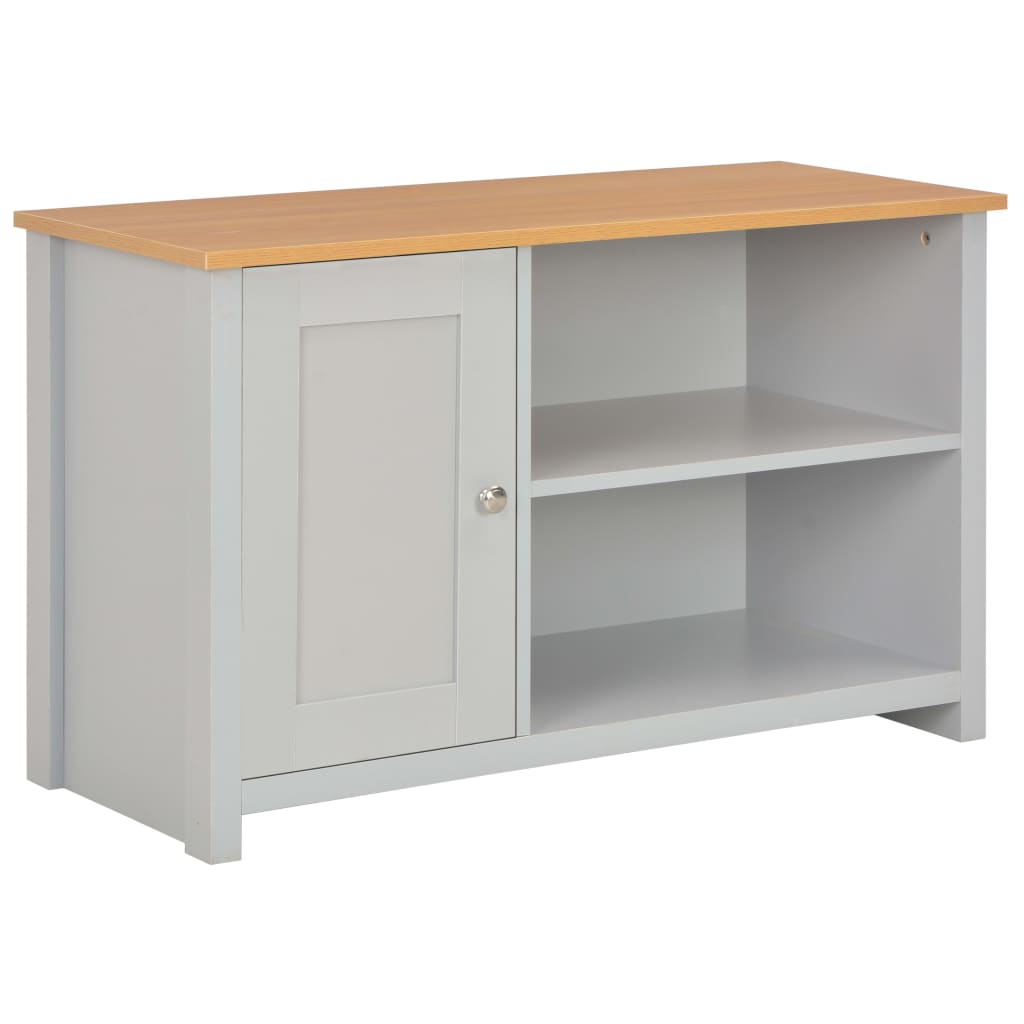 tv-skab 95x39x58 cm grå