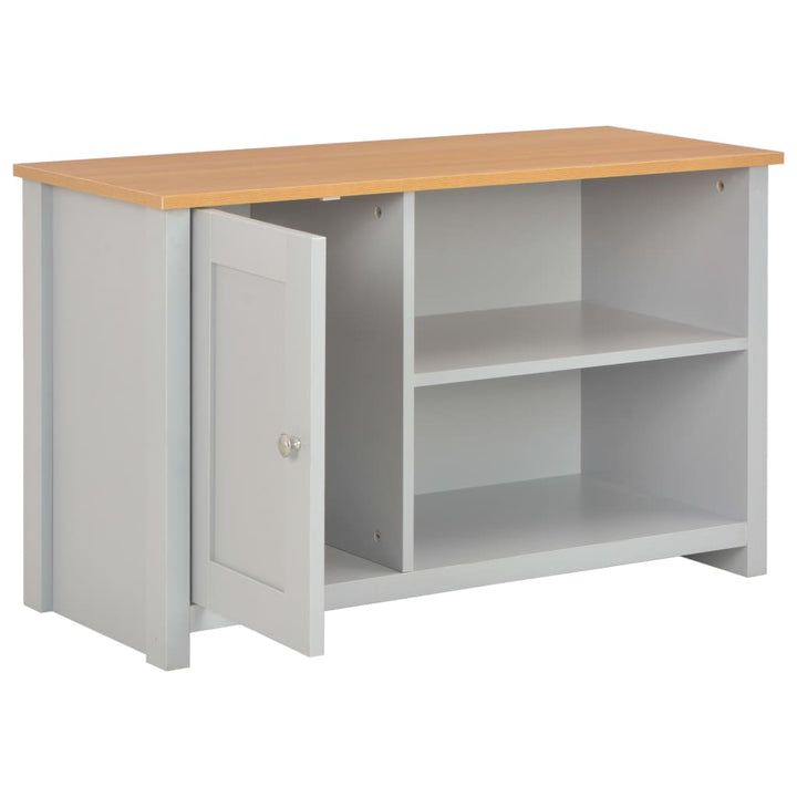 tv-skab 95x39x58 cm grå