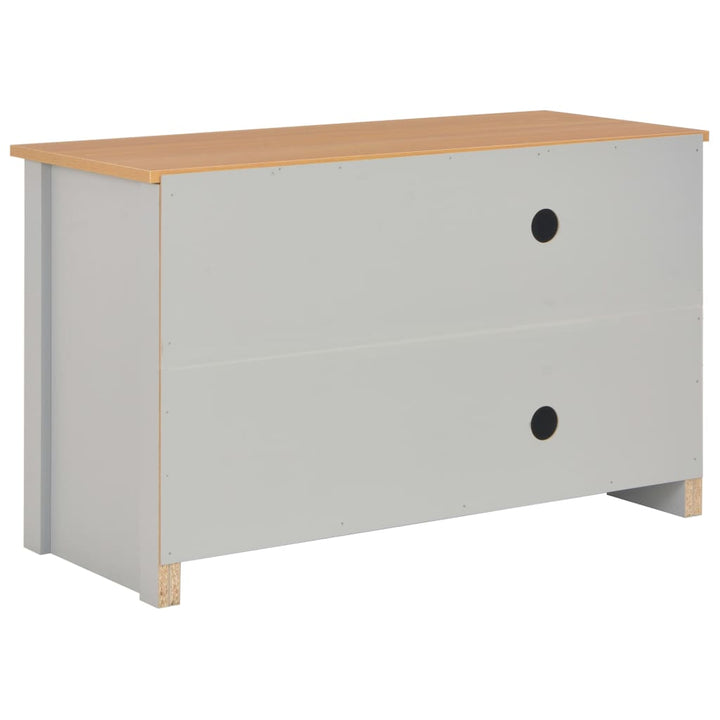 tv-skab 95x39x58 cm grå