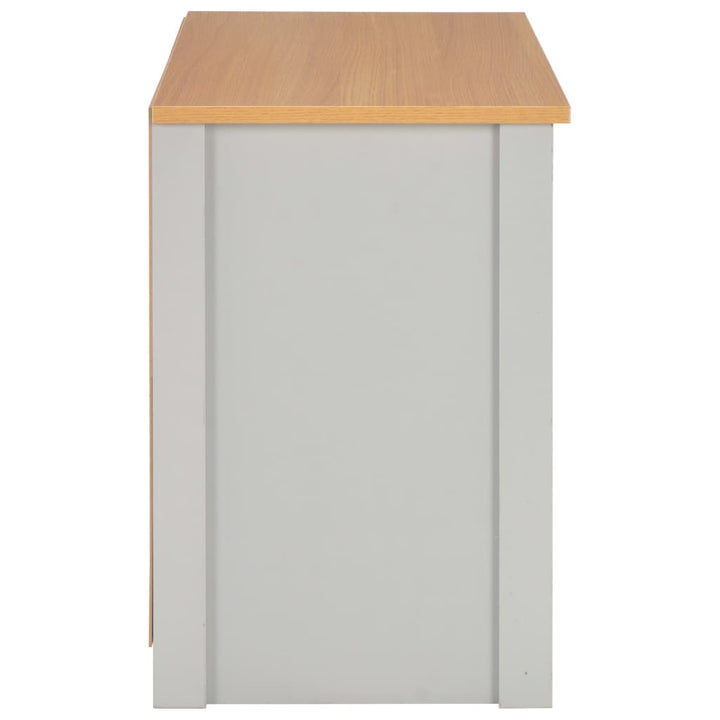 tv-skab 95x39x58 cm grå