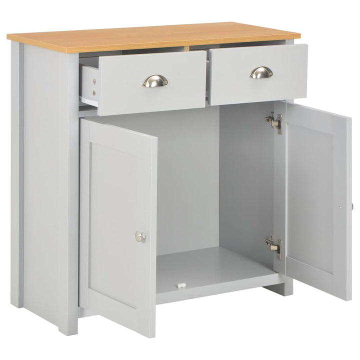 skænk 79x35x81 cm grå
