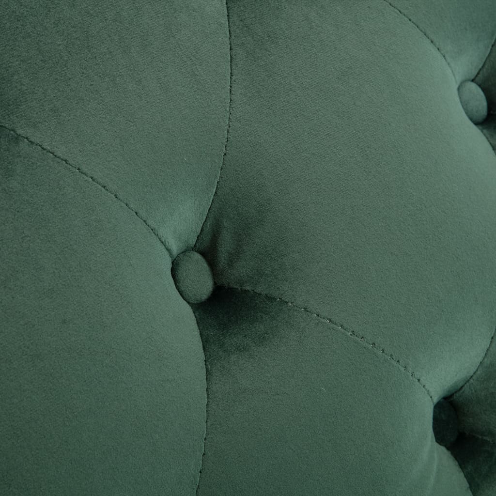 chaiselong grøn fløjl