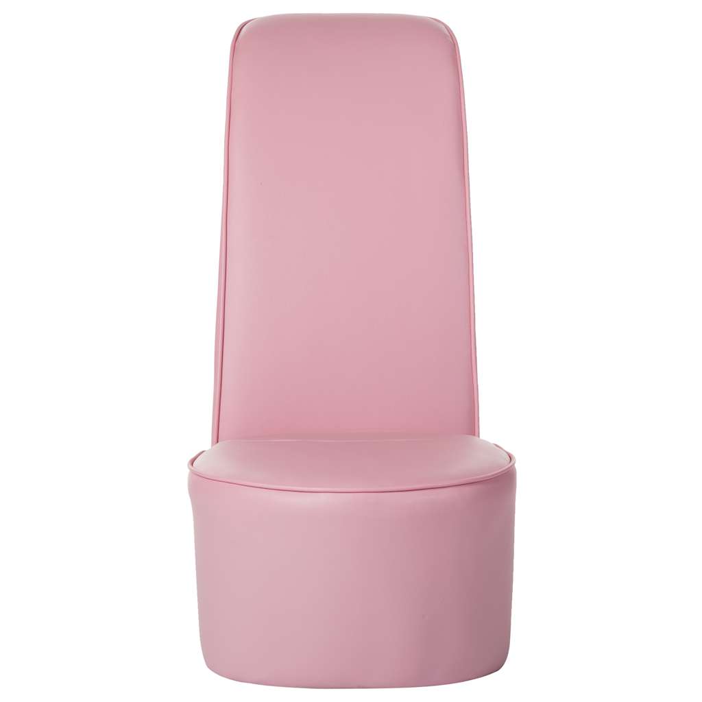 stol højhælet sko-design kunstlæder pink