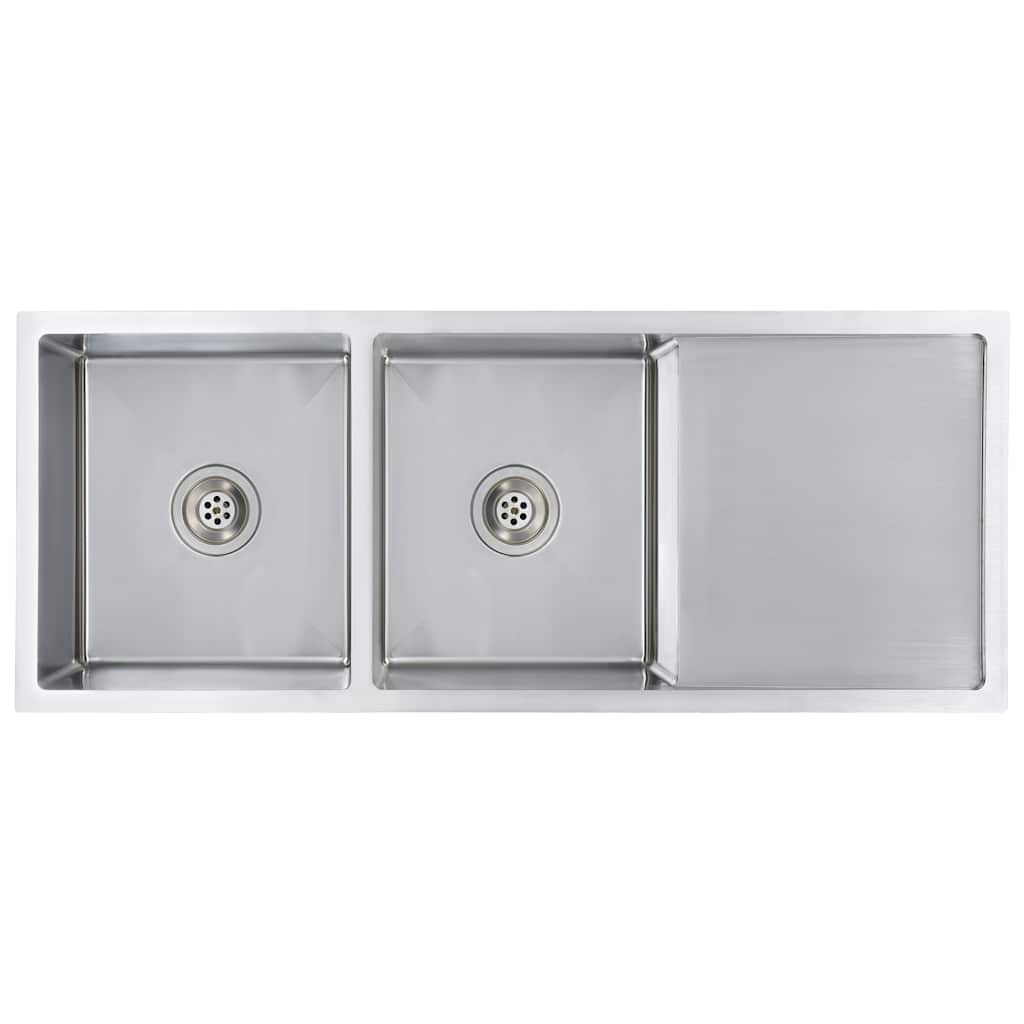 håndlavet køkkenvask rustfrit stål