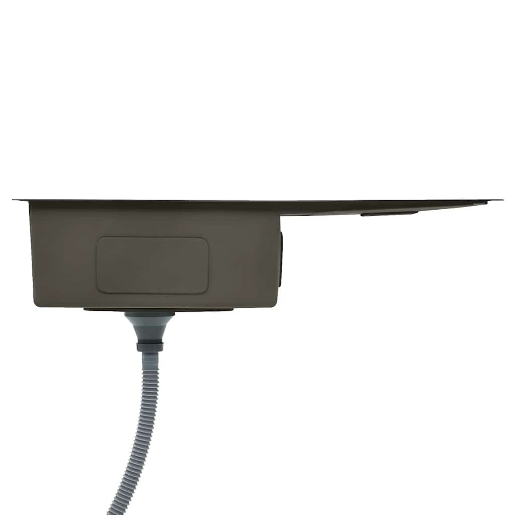 håndlavet køkkenvask rustfrit stål sort