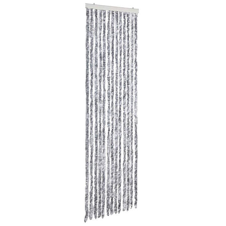 insektgardin 56 x 185 cm hvid og grå
