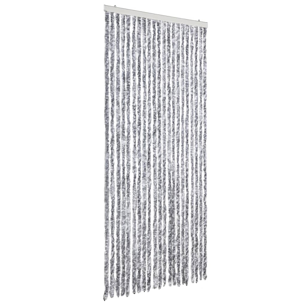 insektgardin 90 x 220 cm hvid og grå