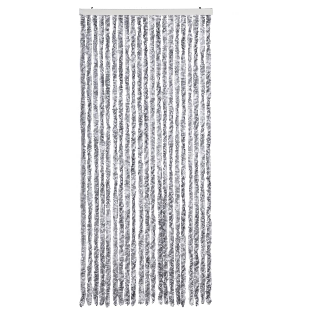 insektgardin 90 x 220 cm hvid og grå