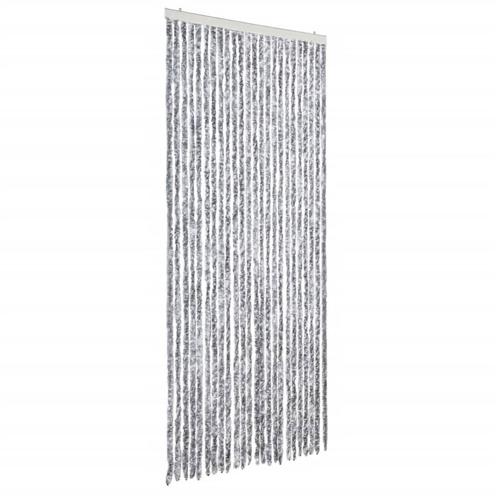 insektgardin 100 x 220 cm hvid og grå