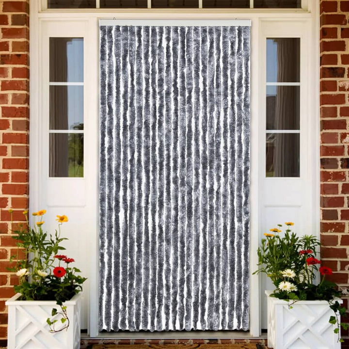insektgardin 90 x 220 cm sølvfarvet