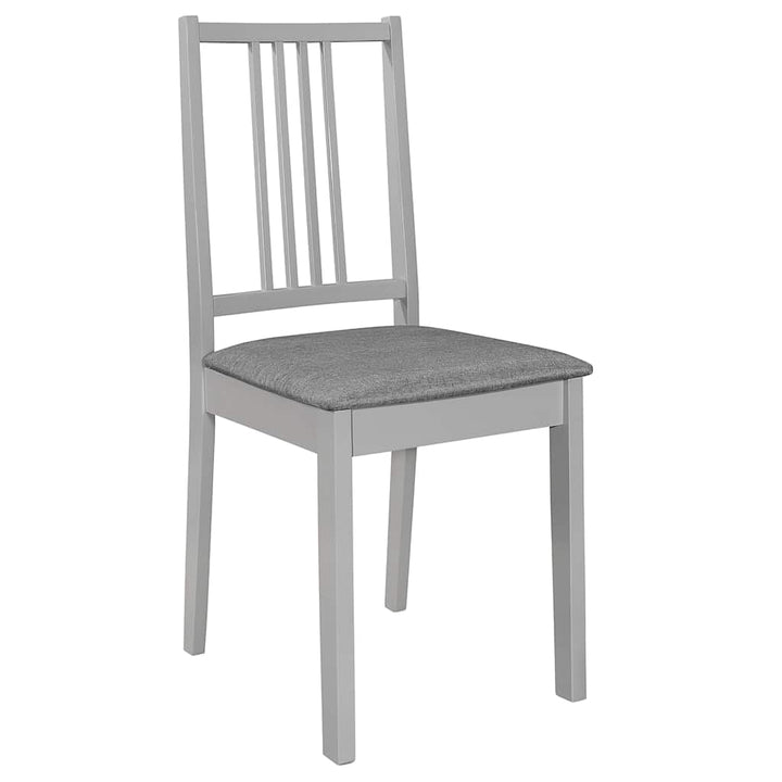 spisebordssæt 5 dele MDF grå