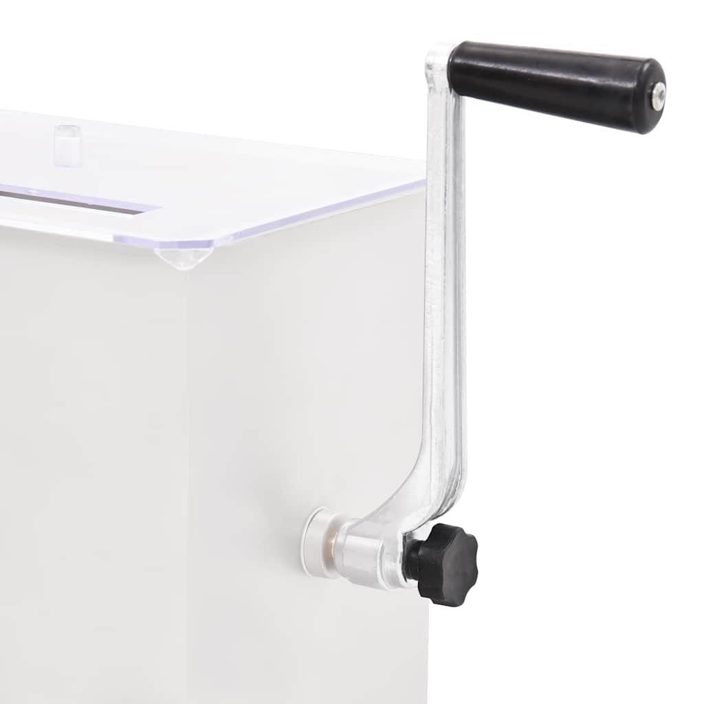 manuel kødblander med låg rustfrit stål sølvfarvet