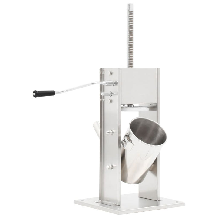 manuel pølsestopper 3 l rustfrit stål sølvfarvet