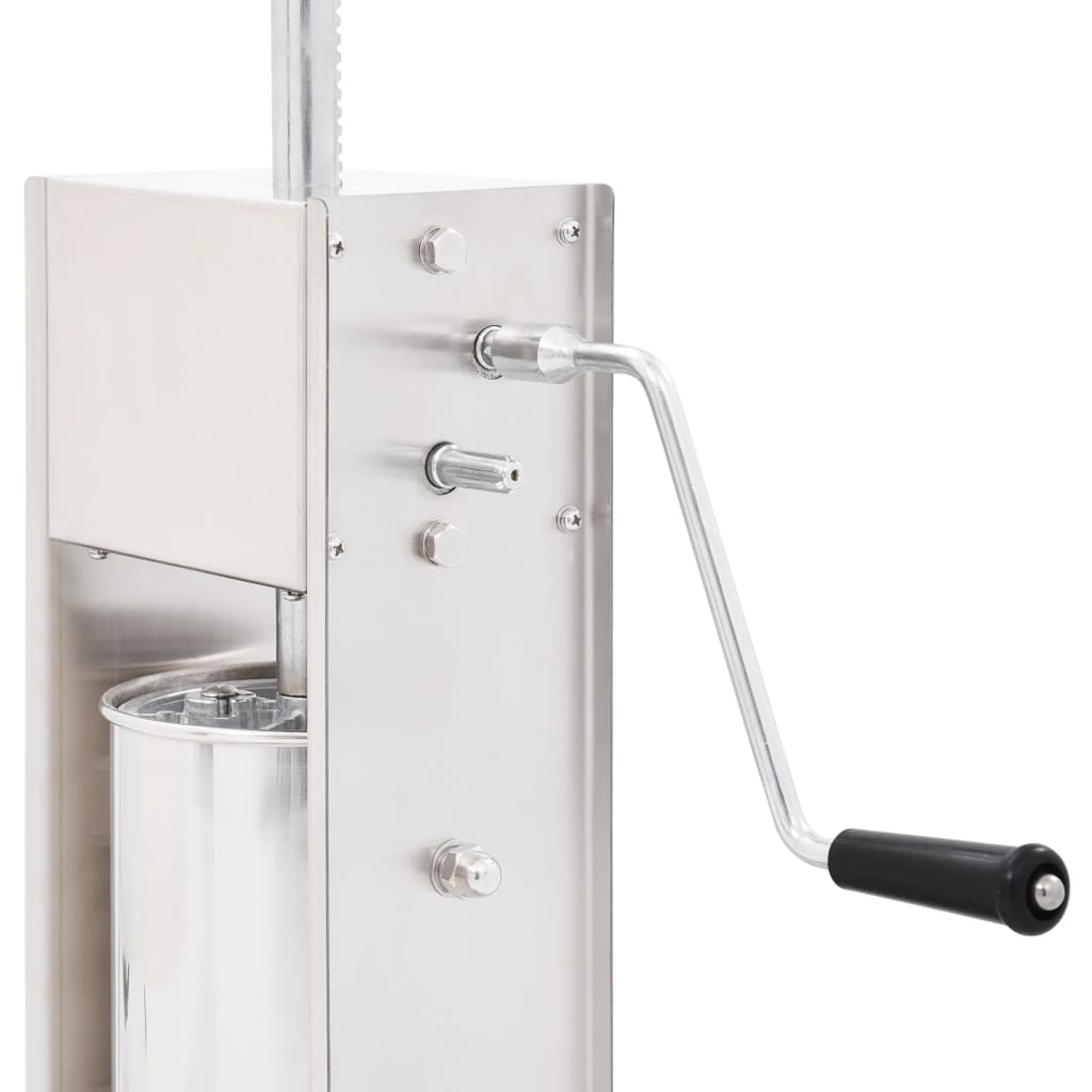 manuel pølsestopper 3 l rustfrit stål sølvfarvet