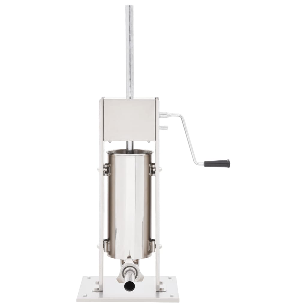 manuel pølsestopper 5 l rustfrit stål sølvfarvet