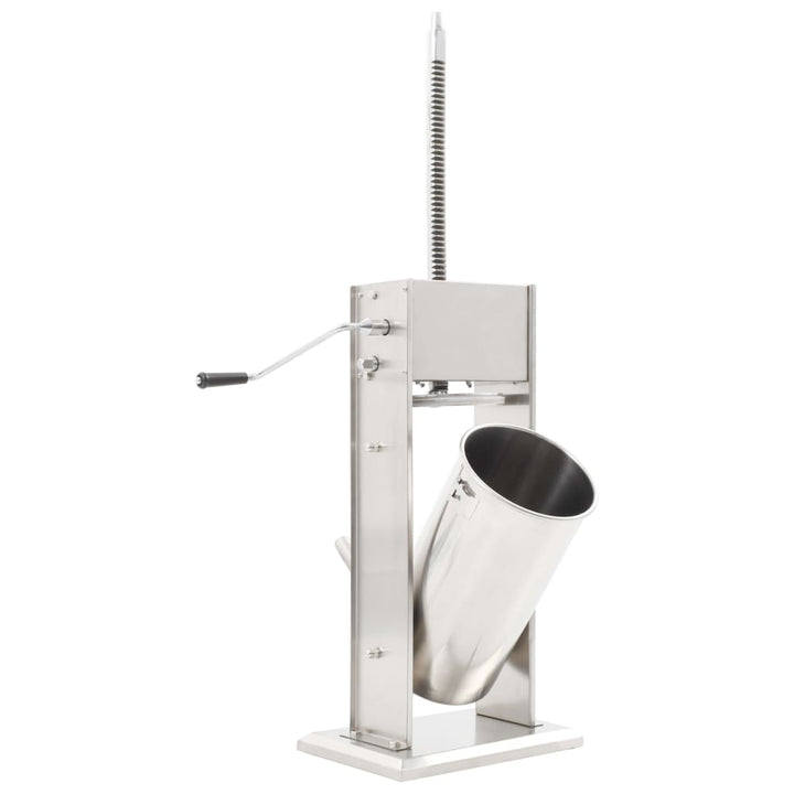 manuel pølsestopper 15 l rustfrit stål sølvfarvet