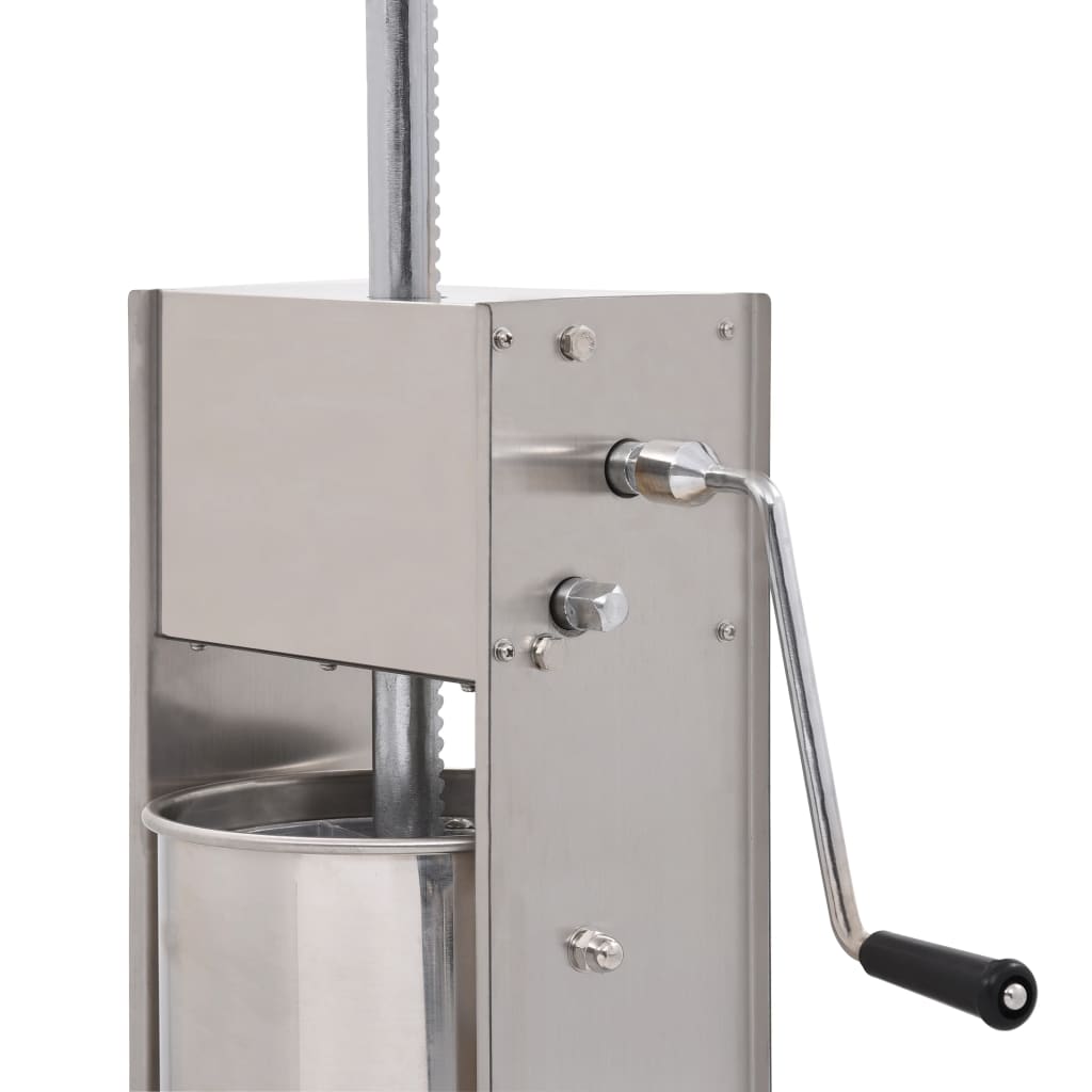 manuel pølsestopper 15 l rustfrit stål sølvfarvet