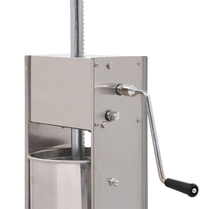 manuel pølsestopper 15 l rustfrit stål sølvfarvet