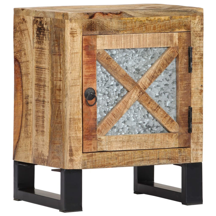 sengebord 40x30x50 cm massivt mangotræ