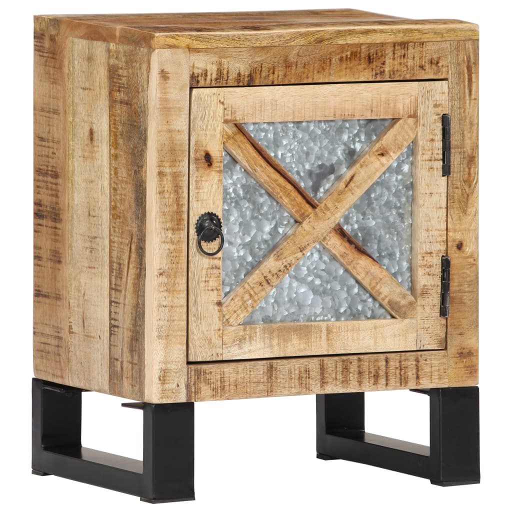sengebord 40x30x50 cm massivt mangotræ