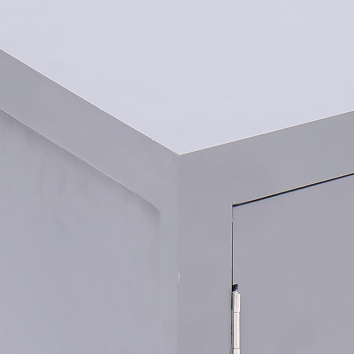 sengebord 38 x 28 x 52 cm kejsertræ grå
