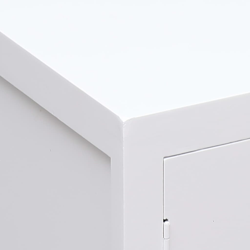sengebord 38 x 28 x 52 cm kejsertræ hvid