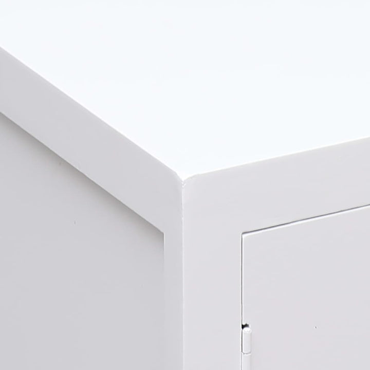 sengebord 38 x 28 x 52 cm kejsertræ hvid
