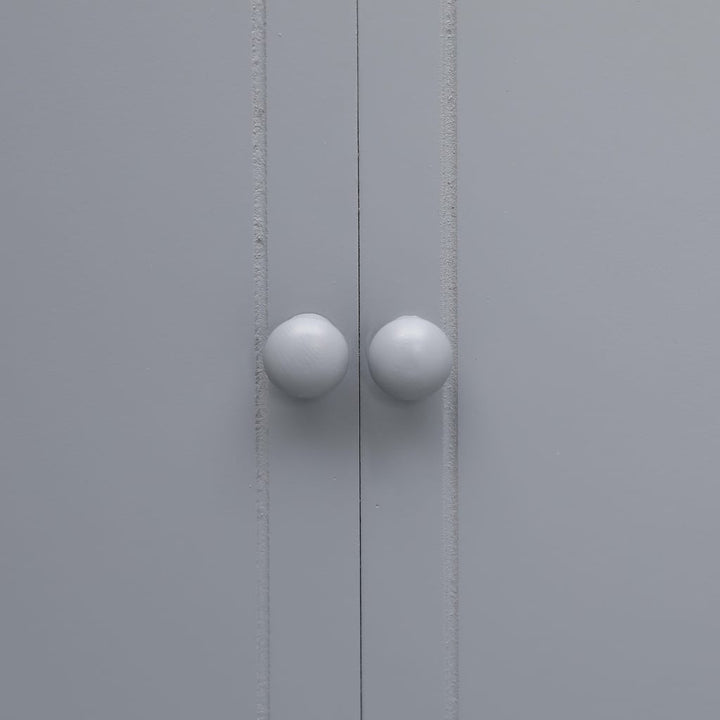 badeværelsesskab 46x24x116 cm kejsertræ grå