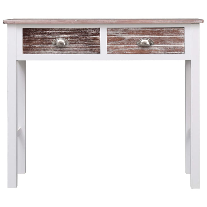 konsolbord 90 x 30 x 77 cm  træ brun