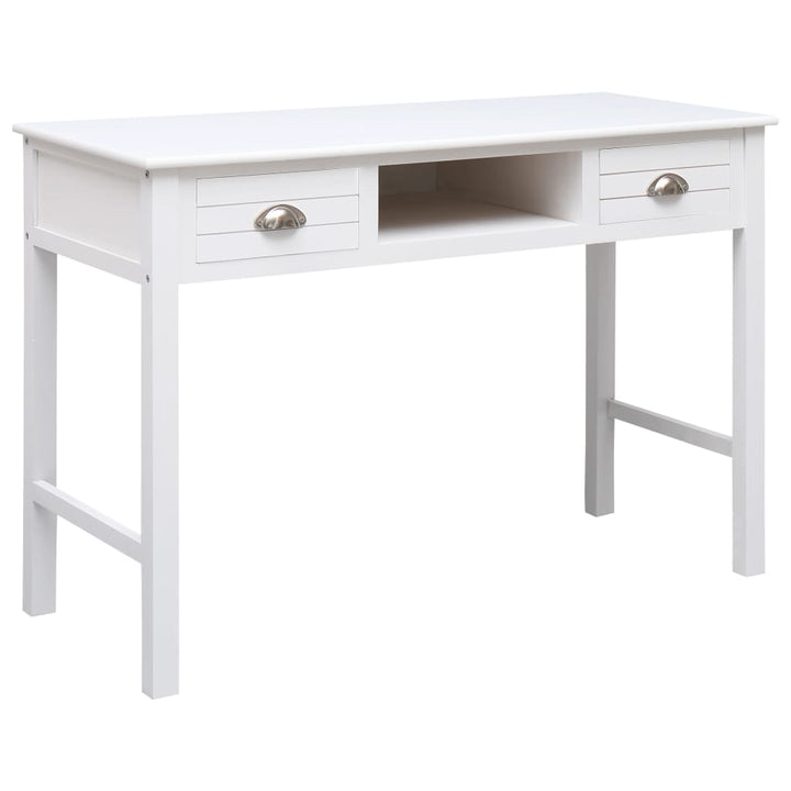 skrivebord 110 x 45 x 76 cm træ hvid