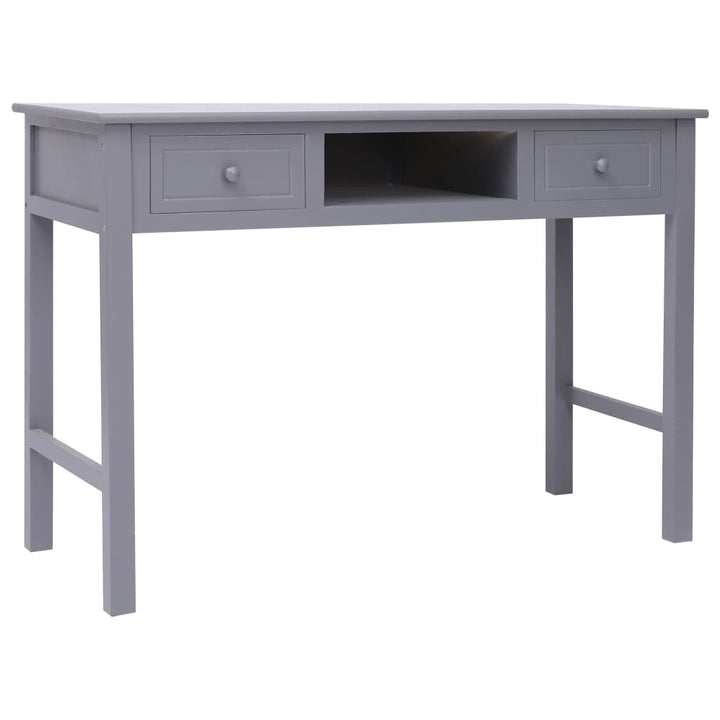 skrivebord 110 x 45 x 76 cm træ grå