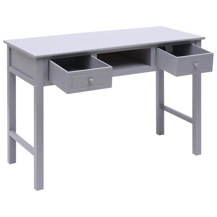 skrivebord 110 x 45 x 76 cm træ grå