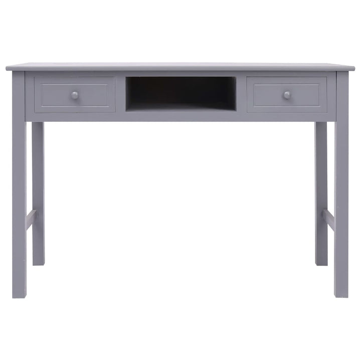skrivebord 110 x 45 x 76 cm træ grå