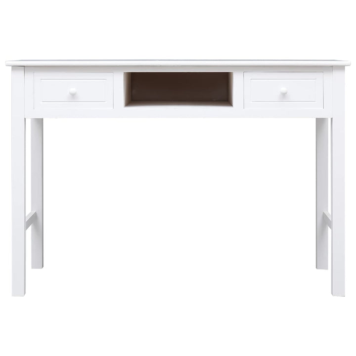 skrivebord 110 x 45 x 76 cm træ hvid