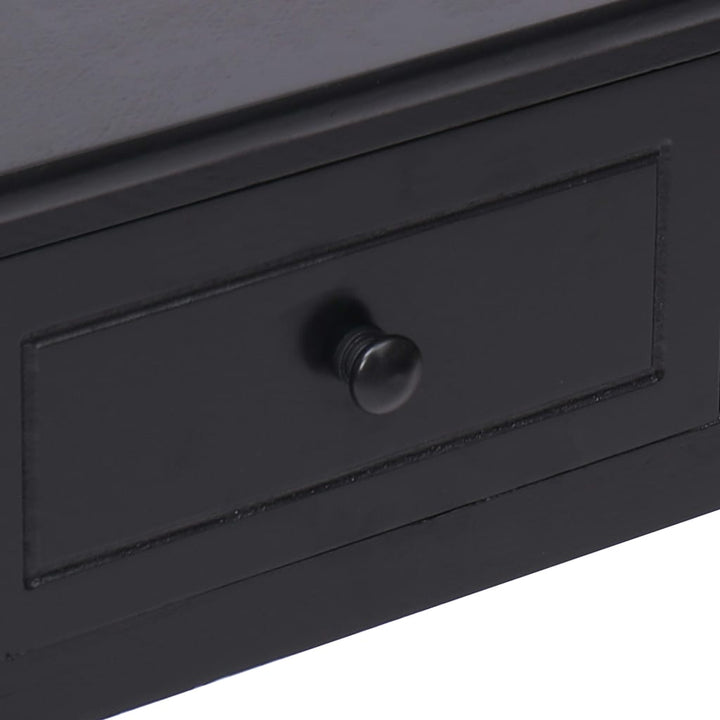 skrivebord 110 x 45 x 76 cm træ sort